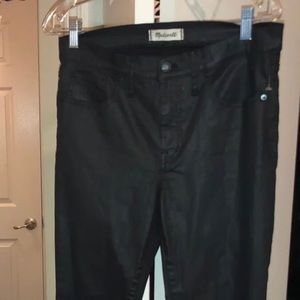 Madewell skinny high waisted jeans.